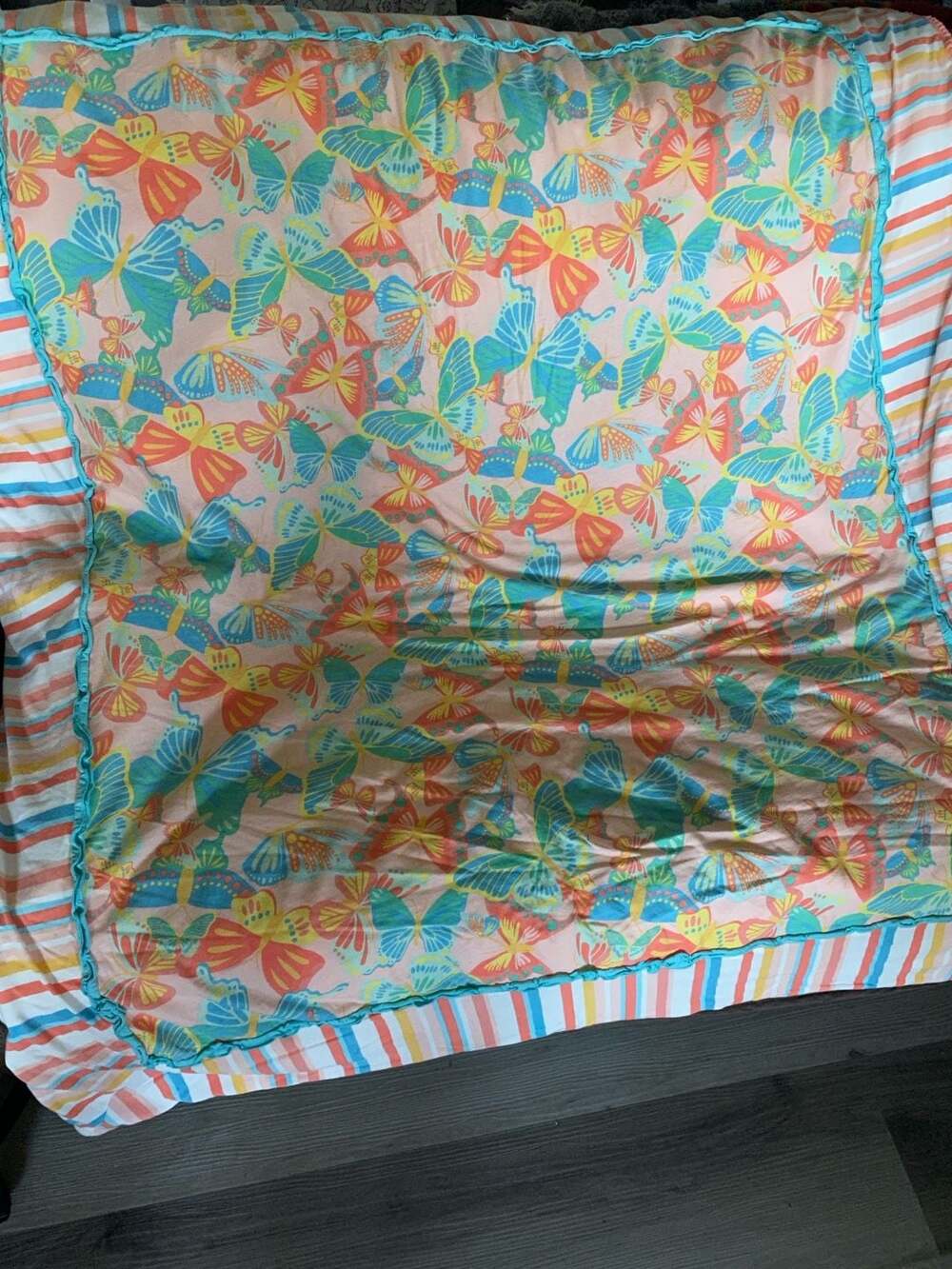 Matilda Jane You Give Me Butterflies Reversible 
 Blanket